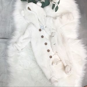 BABY GAP Teddy Bear Fluffy Onesie Jacket.